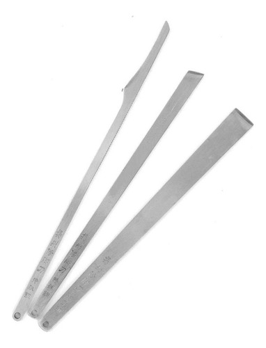 3x Pie De Material Acero Inoxidable Raspador De Uñas
