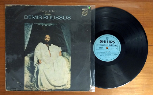 Demis Roussos Happy To Be Soñador 1976 Disco Lp Vinilo