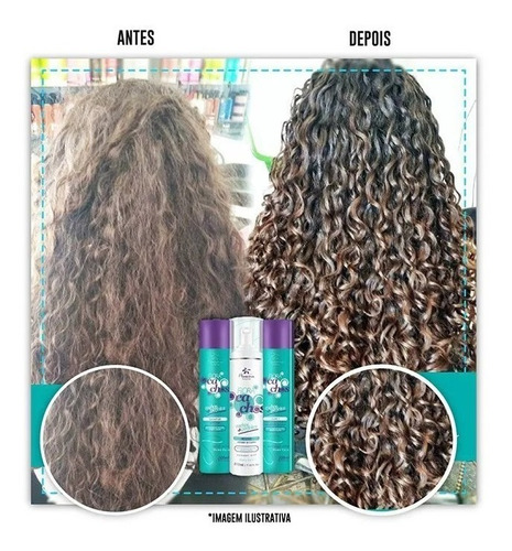 Kit Flora Cachos Shampoo 300ml + Condicionador 3x1 - 300ml