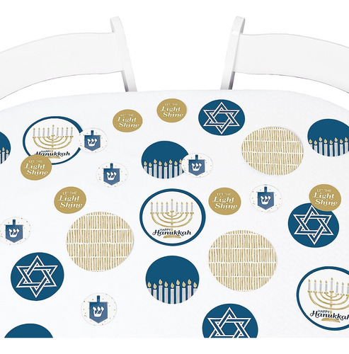 Happy Hanukkah  chanukah Fiesta Gigante Circulo Diseño