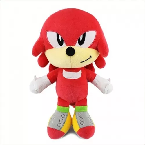 Knuckles the Echidna - Personagem do Sonic em Pelúcia - 28 Centímetros