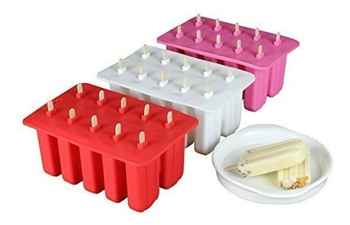 Xmifer Bbm01 Moldes Para Paletas Helado De Silicona De Grado