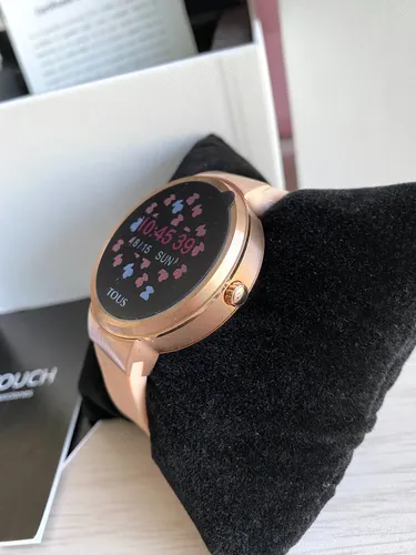 Reloj smartwatch activity Rond Touch de acero IP rosado