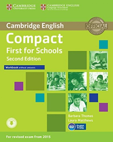 Libro: Compact First For Schools. Workbook-key+audio Cd. Vv.