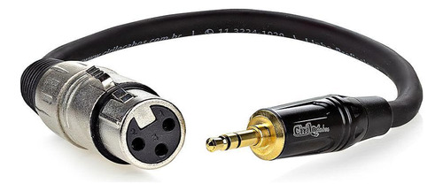 Cabo Xlr Para P2 Áudio Profissional Estereo - 20 Cm