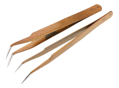Pinça De Extensão De Cílios De Aço Inoxidável Js-15
