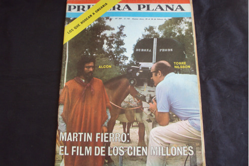 Revista Primera Plana # 269 (20/2/68) Martin Fierro El Film
