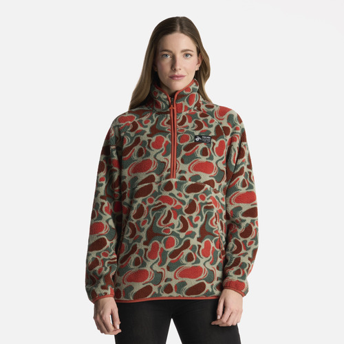 Polerón Mujer Fogon Print Jade Haka Honu