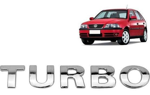 Emblema Insignia Turbo Con Tipografía Gol Parati G3