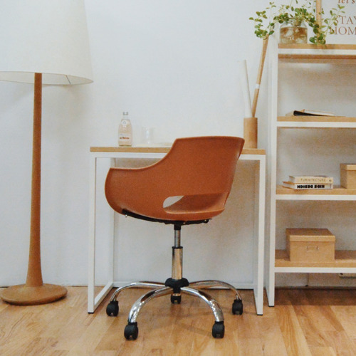 Imagen 2 de 4 de Silla De Escritorio Frida Base Cromada