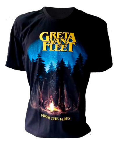 Camiseta Oficina Do Rock Greta Van Fleet - From The Fires