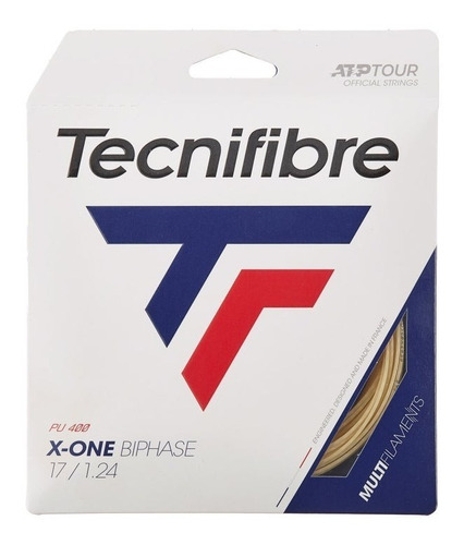 Corda Tecnifibre X-one Biphase Mulfilamento Set Com 12,2m Espessura 13 mm