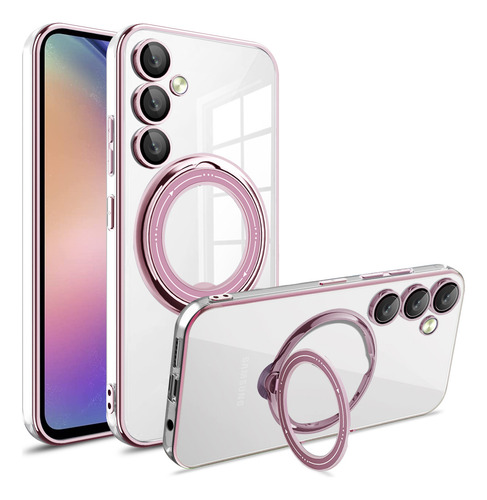 Para Samsung A56 Caja Transparente A36 A16 A06, S25u