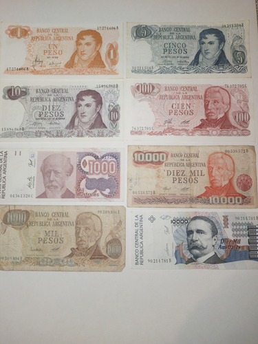 Billetes Argentinos Antiguos