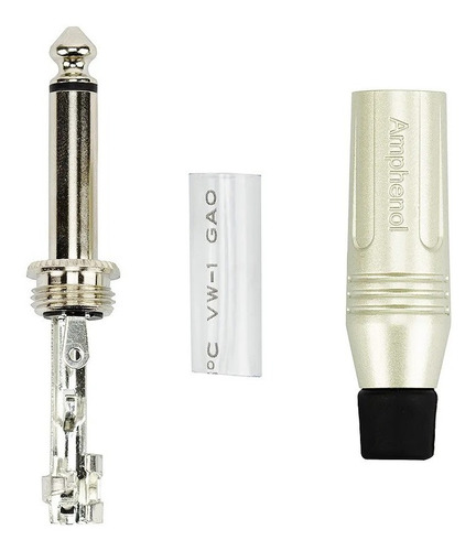 Cabo De Microfone P10 Mono Para Xlr Fêmea Amphenol 5 Metros