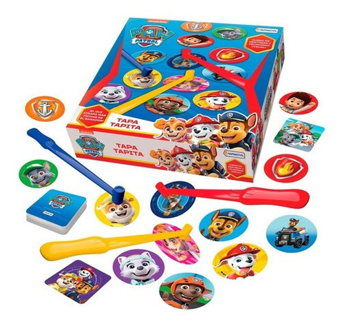 Imagen 1 de 4 de Juego De Mesa Tapa Tapita Paw Patrol Tapimovil