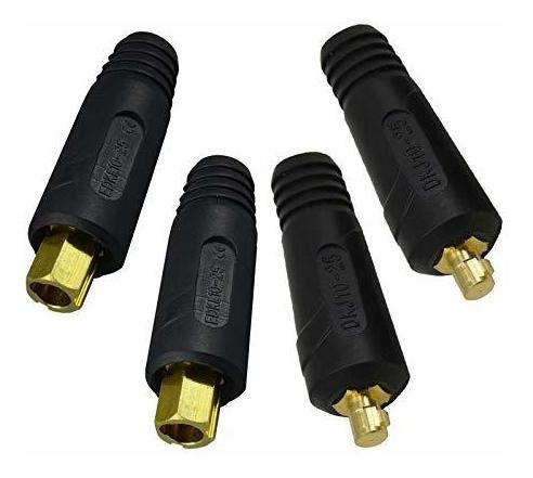 Conector Rapido Tipo Dinse Cable Soldadura 100 Amp 6 4