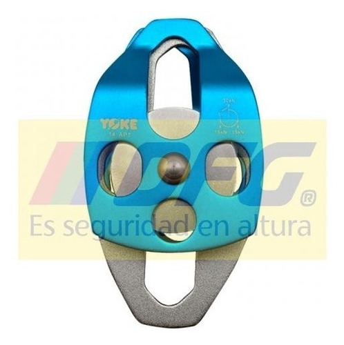 Imagen 2 de 3 de Polea Doble Grande Dfg Para Soga Hasta 16mm