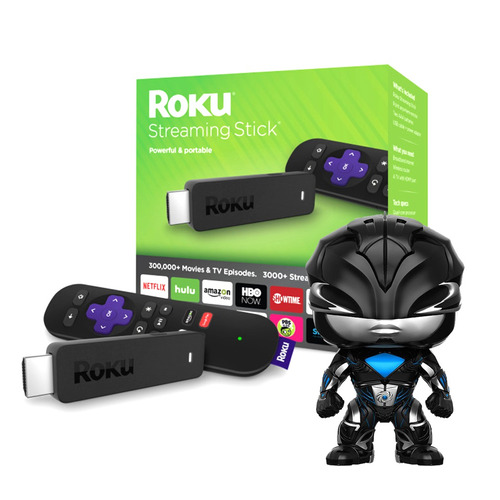 Kit Streaming Inalambrico Stick + Funko Black Ranger Roku