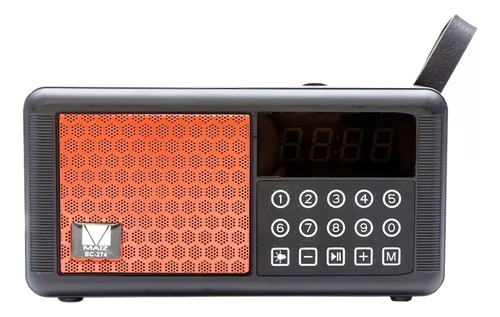 Parlante Inalámbrico Bluetooth Linterna Radio 3 Bandas Retro