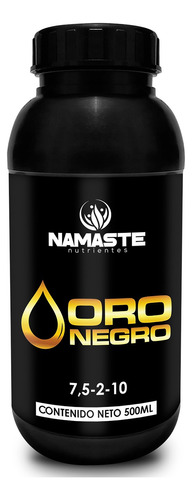 Namaste Oro Negro Fertilizante De Crecimiento Líquido 500ml