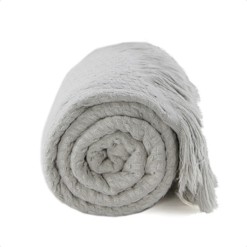 Colcha King Buddemeyer Cobre Leito Cor Cinza 2,30m X 2,80m