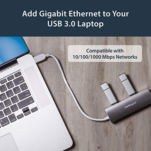 .com Concentrador Usb 3.0 De 3 Puertos Gigabit Ethernet...