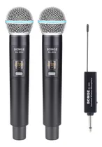 Comprar Microfones Portáteis Sem Fio Uhf De 2 Canais Bomge 260u