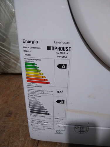 Tapa Repuestos Lavarropas Top House Ev-5800 +y (Usado)