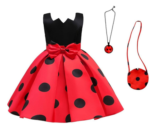 Dressy Daisy Vestido De Ladybug Mariquita De Halloween