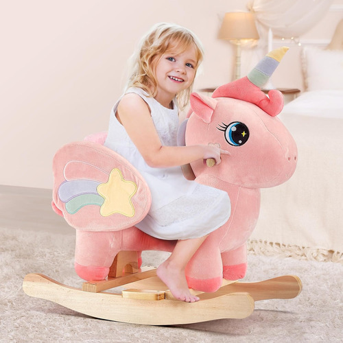 Caballo De Rock De Bebé De Unicornio De Funlio, Caballo Rock