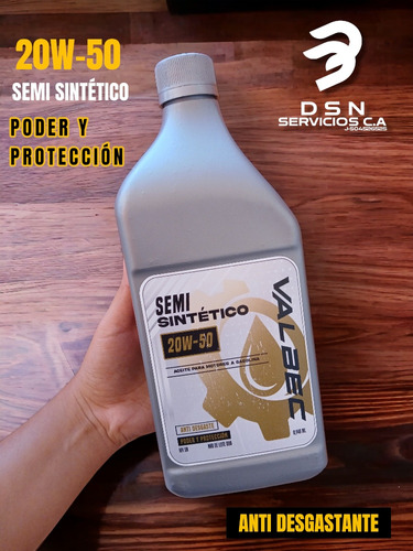 Aceite Sae 20w-50 Semi-sintetico 1l