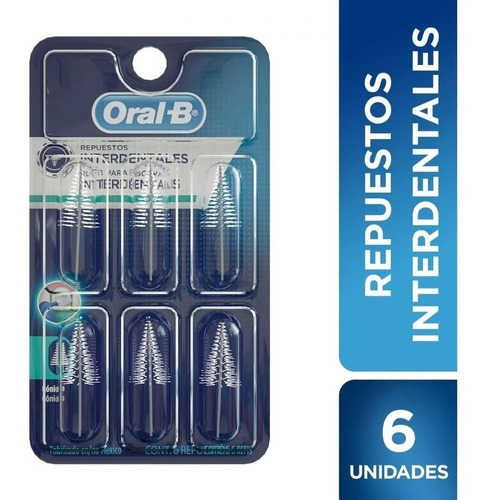 Cepillo Interdental Oral-b Repuestos Conicos 6 un