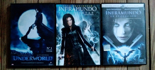 Underworld, Lote De 3 Dvds 