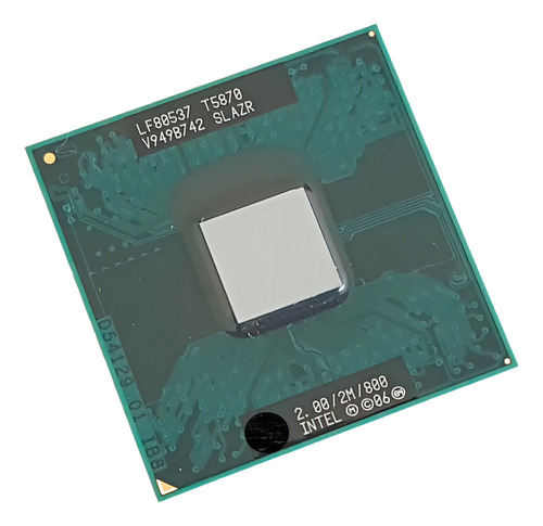 Processador T5870 Slazr Core 2 Duo Para Notebook Soquete P