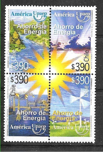 #2503 Chile  2006 Upaep Energia Eolica Solar Yv 1720-3 Mnh