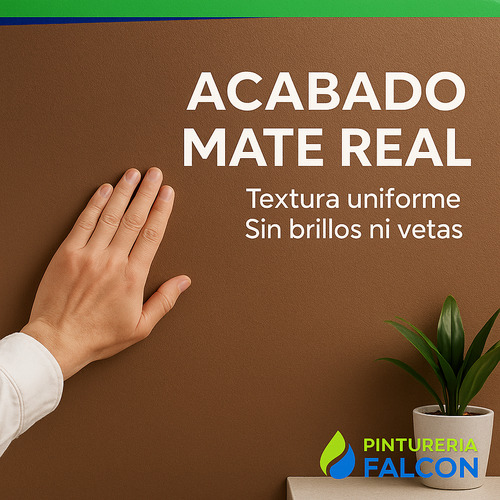Látex Marrón 10l Interior/exterior Paintface Acrilico