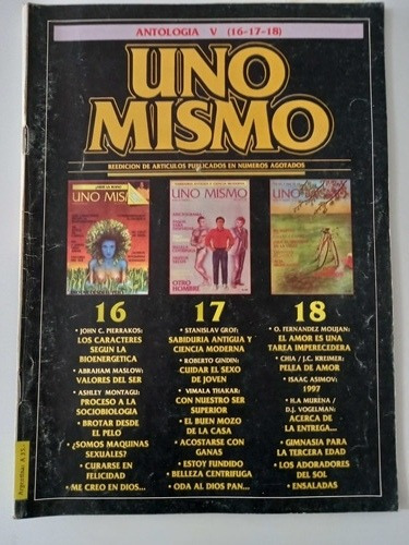 Antologia Uno Mismo 5 Del Mes De  Octubre 1984 Ver Indice