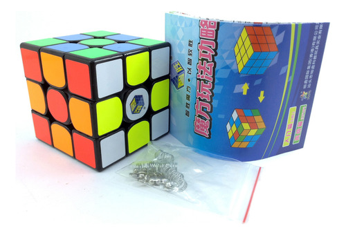 Cubo De Velocidad 3x3 Yuxin Huanglong Colección Estructura Negro