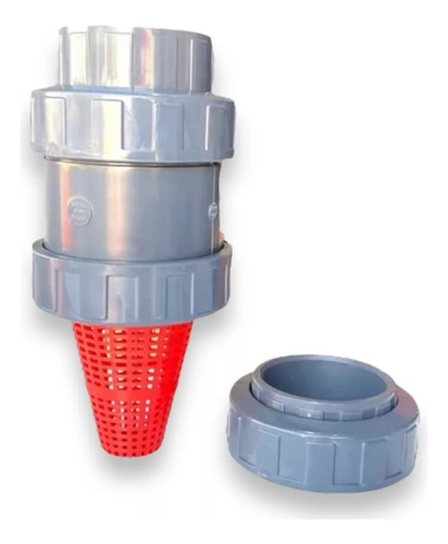Válvula Check Bola 4 Pvc Cementar Cédula 80 Cepex C/cedazo