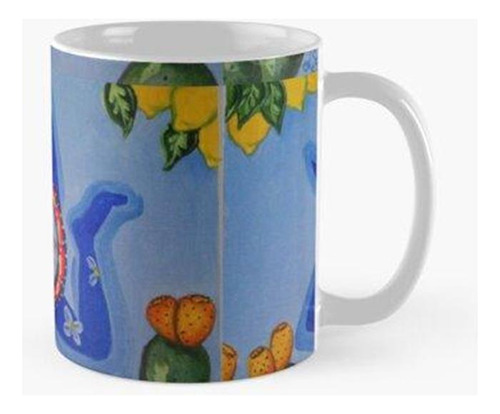 Taza Trinacria Siciliana E Frutti Calidad Premium