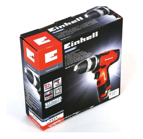 Taladro Atornillador Inalambrico 12v -2 Li Einhel Classic