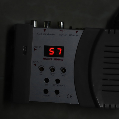 Hdm69 Digital Rf Hdmi Modulador Av A Rf Convertidor Vhf Uhf