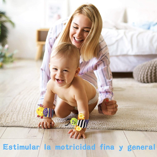 Sonajas Para Bebe Calcetines Juguete Estimulación Temprana