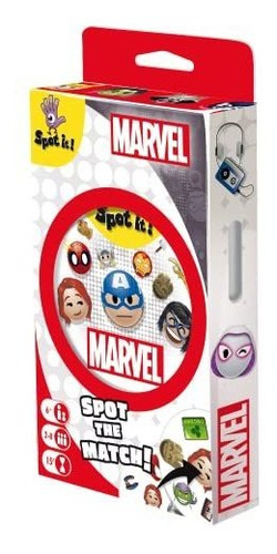 Imagen 1 de 5 de Zygomatic Spot It! Juego De Cartas Marvel Emojis (eco-bliste