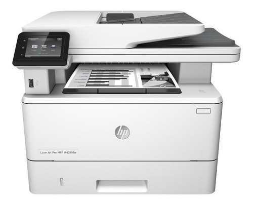 Impressora multifuncional HP LaserJet Pro M426FDW com wifi branca 110V - 127V