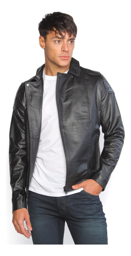 Campera De Cuero Old Bridge  Red Maxter