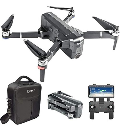 Contixo Quadcopter Uhd Fpv Gps Control De Gestos Drones Pleg