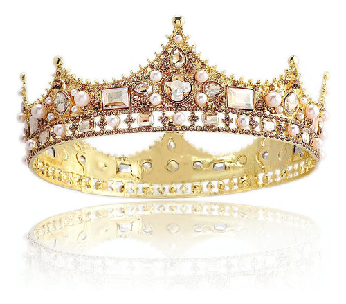 Vanias Royal Fullreycrown - Metal Tiara Crown For Men Pro