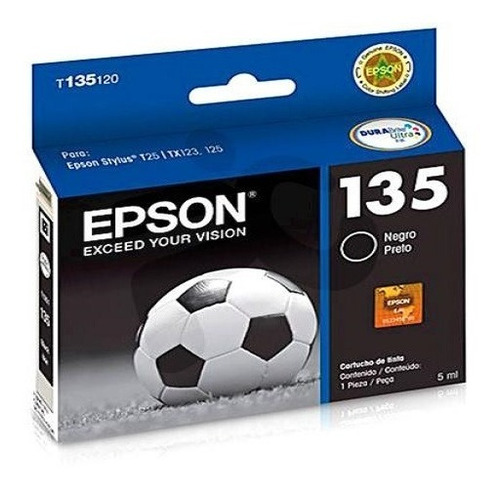 Tinta Epson 135 Negro Original T25/tx123/125/133/135